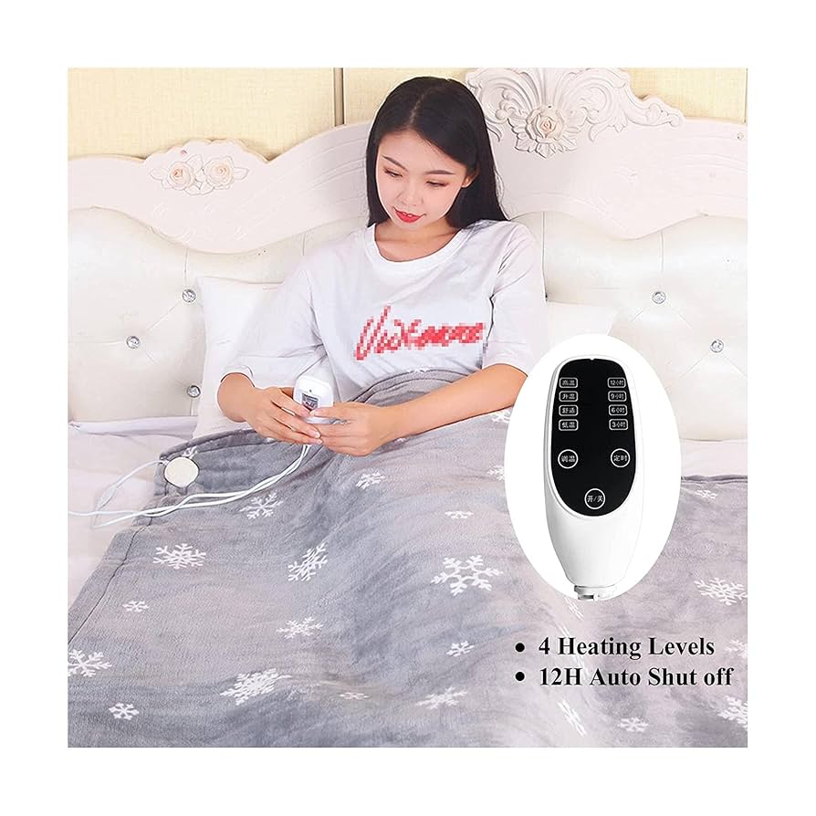 Amazon.com: Electric Heated Blanket Electric Blanket Easy to